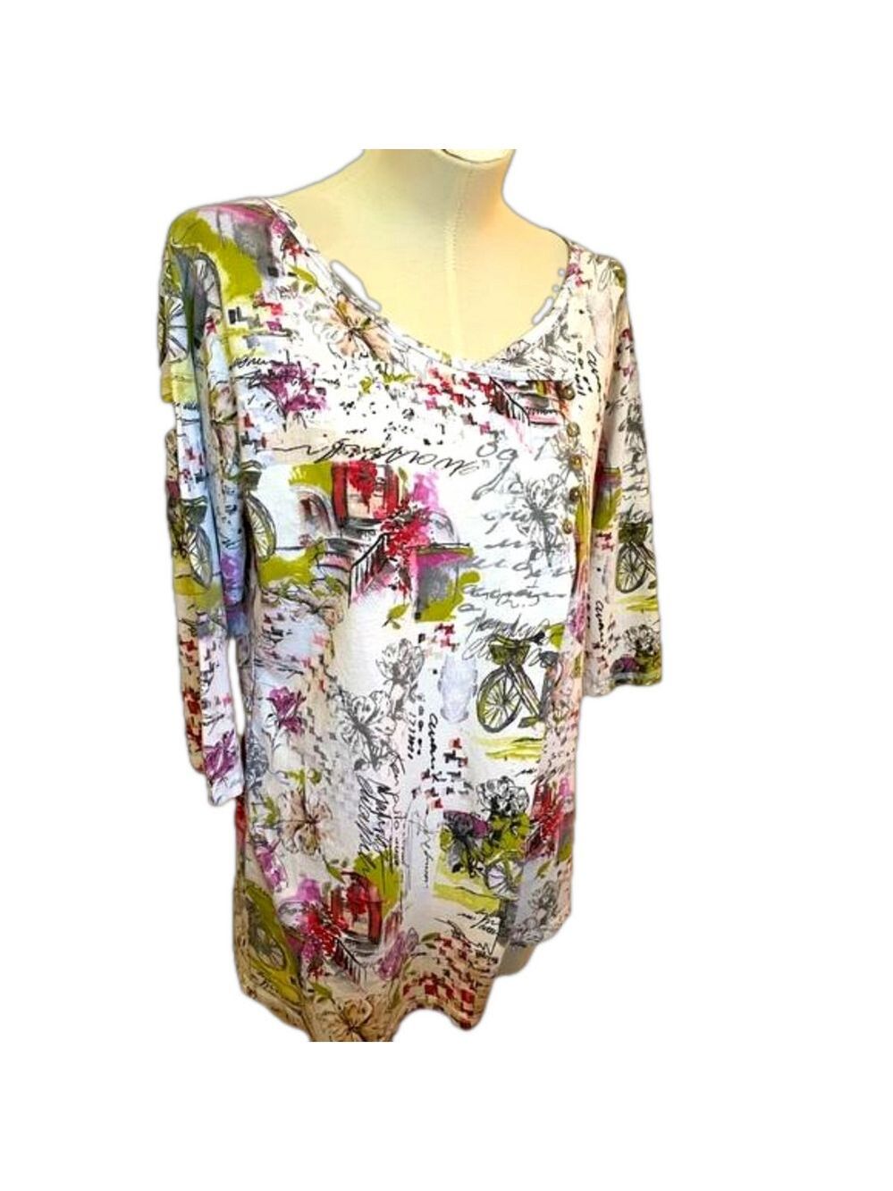 Color Me Cotton Floral County Tunic